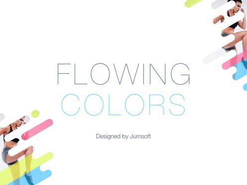 Flowing Colors Keynote Template, Diapositive 3, 05742, Modèles de présentations — PoweredTemplate.com