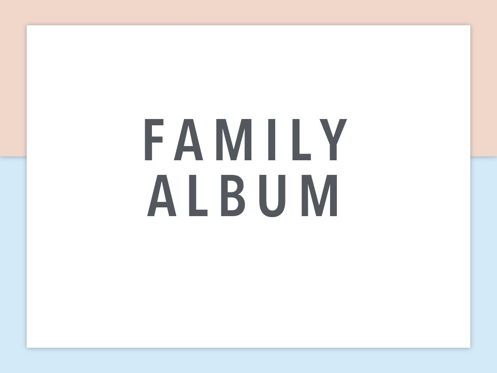 Family Album PowerPoint Template, Slide 10, 05744, Presentation Templates — PoweredTemplate.com
