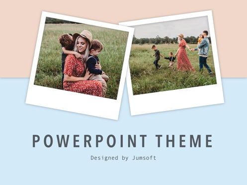 Family Album PowerPoint Template, Deslizar 14, 05744, Modelos de Apresentação — PoweredTemplate.com