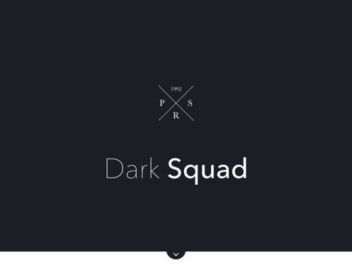 Dark Squad Keynote Template, Diapositive 2, 05747, Modèles de présentations — PoweredTemplate.com