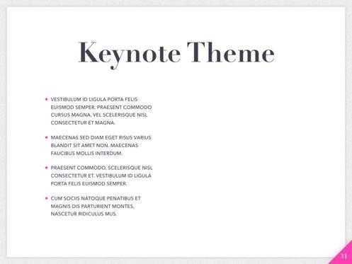 Extremely Pink Keynote Template, Diapositive 32, 05749, Modèles de présentations — PoweredTemplate.com