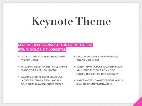 Extremely Pink Keynote Template, Slide 5, 05749, Presentation Templates — PoweredTemplate.com