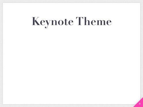 Extremely Pink Keynote Template, Deslizar 9, 05749, Modelos de Apresentação — PoweredTemplate.com