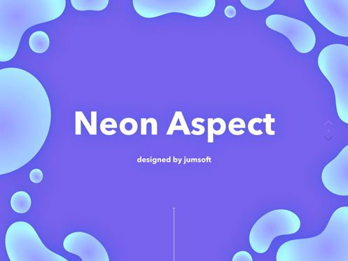 Neon Aspect Keynote Template, Deslizar 2, 05751, Modelos de Apresentação — PoweredTemplate.com
