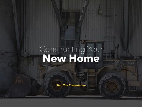 Home Construction Keynote Template, Slide 2, 05752, Presentation Templates — PoweredTemplate.com