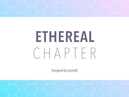 Ethereal Chapter Keynote Template, Slide 2, 05757, Presentation Templates — PoweredTemplate.com