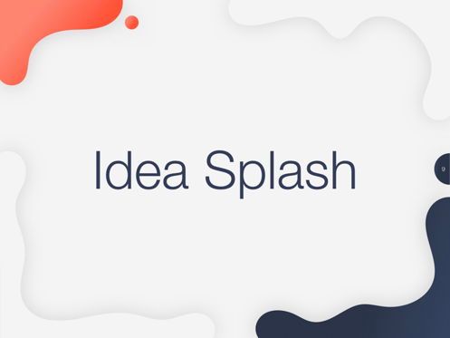 Idea Splash PowerPoint Template, Folie 10, 05759, Präsentationsvorlagen — PoweredTemplate.com