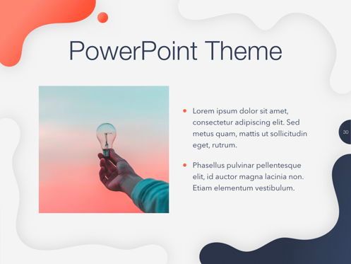 Idea Splash PowerPoint Template, Diapositiva 31, 05759, Plantillas de presentación — PoweredTemplate.com