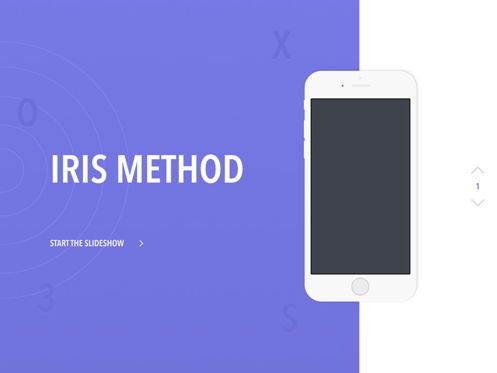 Iris Method PowerPoint Template, 幻灯片 2, 05760, 演示模板 — PoweredTemplate.com