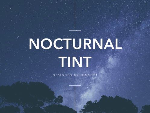 Nocturnal Tint PowerPoint Template, 슬라이드 2, 05767, 프레젠테이션 템플릿 — PoweredTemplate.com