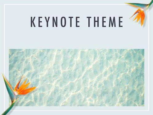 Paradise Flower Keynote Template, Slide 15, 05775, Presentation Templates — PoweredTemplate.com
