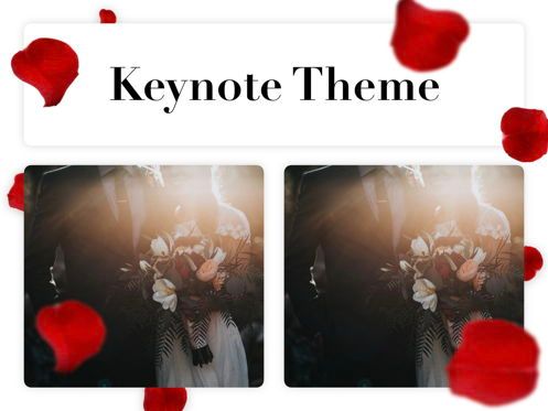 Rose Rain Keynote Template, Slide 16, 05778, Presentation Templates — PoweredTemplate.com