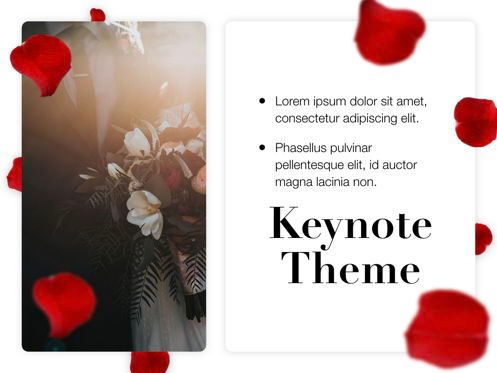 Rose Rain Keynote Template, Slide 20, 05778, Presentation Templates — PoweredTemplate.com