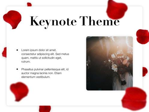 Rose Rain Keynote Template, Slide 30, 05778, Presentation Templates — PoweredTemplate.com