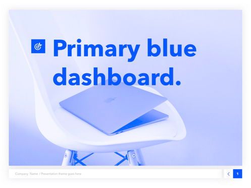 Prime Blue PowerPoint Template, Slide 2, 05781, Presentation Templates — PoweredTemplate.com