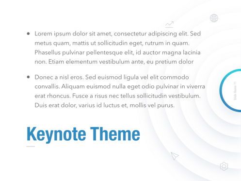 Revolving Bodies Keynote Template, Diapositive 12, 05787, Modèles de présentations — PoweredTemplate.com