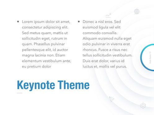 Revolving Bodies Keynote Template, Diapositive 13, 05787, Modèles de présentations — PoweredTemplate.com