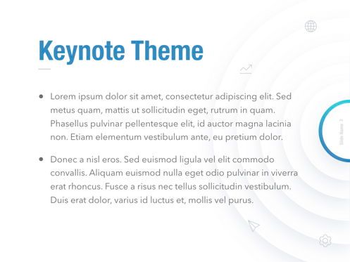 Revolving Bodies Keynote Template, Diapositive 4, 05787, Modèles de présentations — PoweredTemplate.com