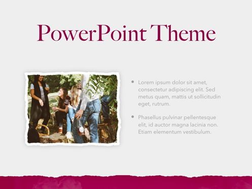 Red Wine PowerPoint Template, Deslizar 31, 05788, Modelos de Apresentação — PoweredTemplate.com