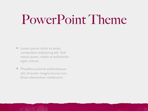 Red Wine PowerPoint Template, 슬라이드 32, 05788, 프레젠테이션 템플릿 — PoweredTemplate.com