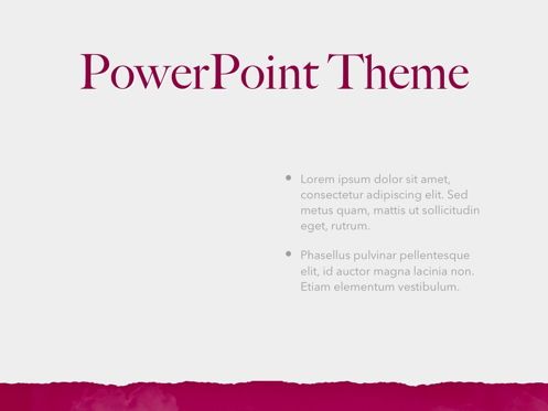 Red Wine PowerPoint Template, 슬라이드 33, 05788, 프레젠테이션 템플릿 — PoweredTemplate.com