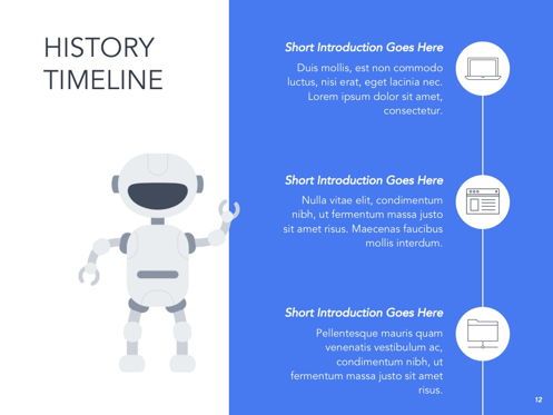 Robot Showcase Google Slides Template, Deslizar 13, 05789, Modelos de Apresentação — PoweredTemplate.com