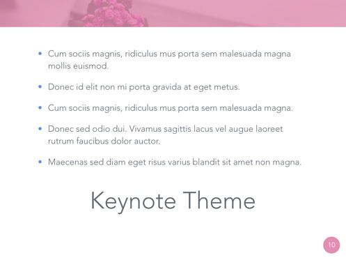 Pastel Home Keynote Template, Slide 11, 05791, Modelli Presentazione — PoweredTemplate.com