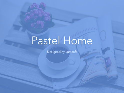 Pastel Home Keynote Template, Diapositive 2, 05791, Modèles de présentations — PoweredTemplate.com