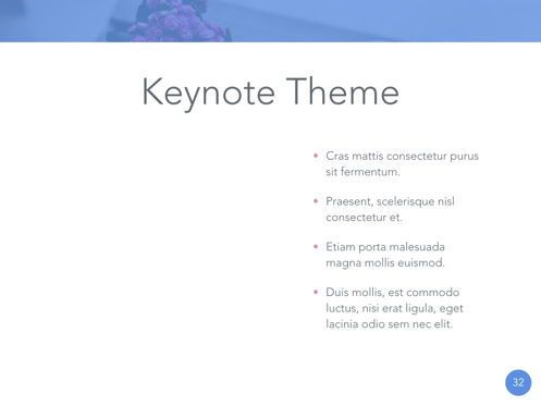 Pastel Home Keynote Template, Diapositive 33, 05791, Modèles de présentations — PoweredTemplate.com
