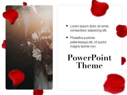 Rose Rain PowerPoint Template, Diapositiva 20, 05793, Plantillas de presentación — PoweredTemplate.com