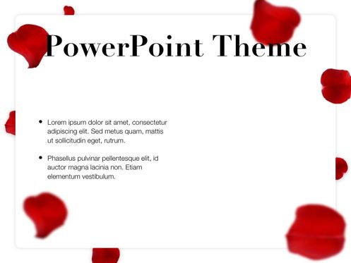 Rose Rain PowerPoint Template, Diapositive 32, 05793, Modèles de présentations — PoweredTemplate.com