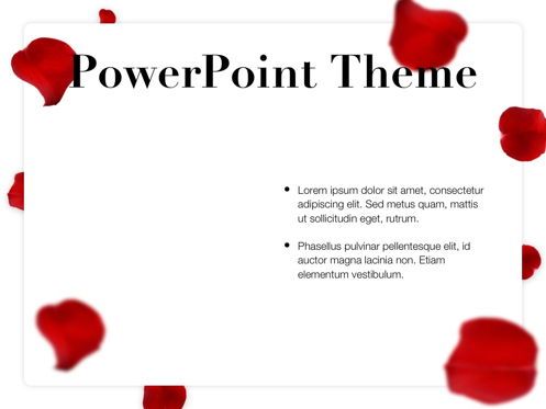 Rose Rain PowerPoint Template, Slide 33, 05793, Modelli Presentazione — PoweredTemplate.com