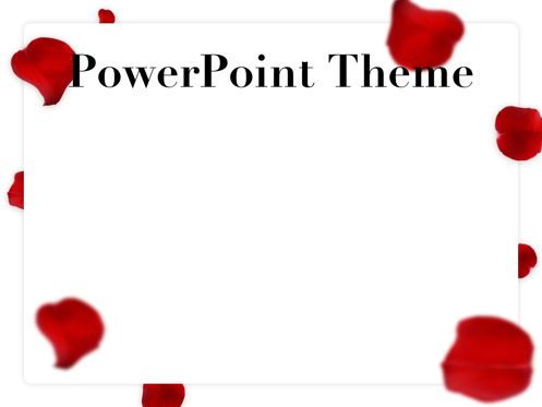 Rose Rain PowerPoint Template, Slide 9, 05793, Presentation Templates — PoweredTemplate.com