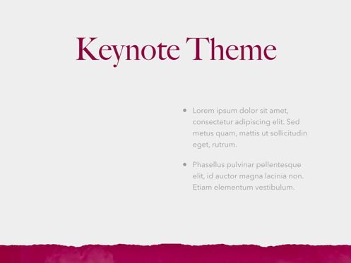 Red Wine Keynote Template, Slide 33, 05797, Presentation Templates — PoweredTemplate.com