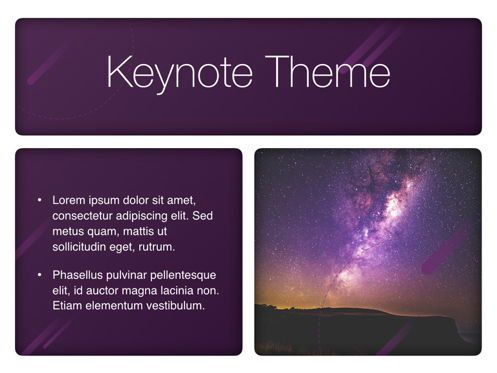 Planetarium Keynote Template, Slide 30, 05805, Presentation Templates — PoweredTemplate.com
