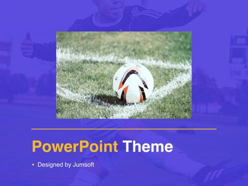 Soccer PowerPoint Template, 슬라이드 13, 05809, 프레젠테이션 템플릿 — PoweredTemplate.com