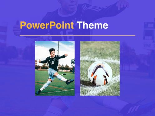 Soccer PowerPoint Template, 슬라이드 16, 05809, 프레젠테이션 템플릿 — PoweredTemplate.com