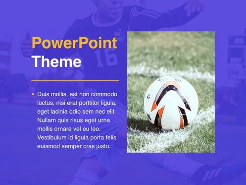 Soccer PowerPoint Template, 슬라이드 17, 05809, 프레젠테이션 템플릿 — PoweredTemplate.com