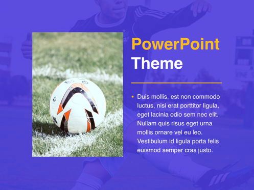 Soccer PowerPoint Template, 슬라이드 18, 05809, 프레젠테이션 템플릿 — PoweredTemplate.com
