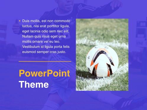 Soccer PowerPoint Template, 슬라이드 19, 05809, 프레젠테이션 템플릿 — PoweredTemplate.com