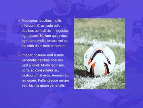 Soccer PowerPoint Template, Diapositive 21, 05809, Modèles de présentations — PoweredTemplate.com