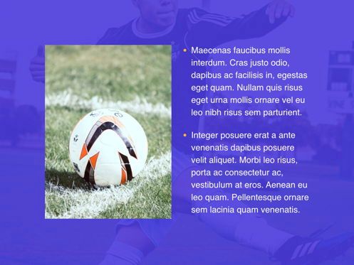 Soccer PowerPoint Template, Diapositive 22, 05809, Modèles de présentations — PoweredTemplate.com