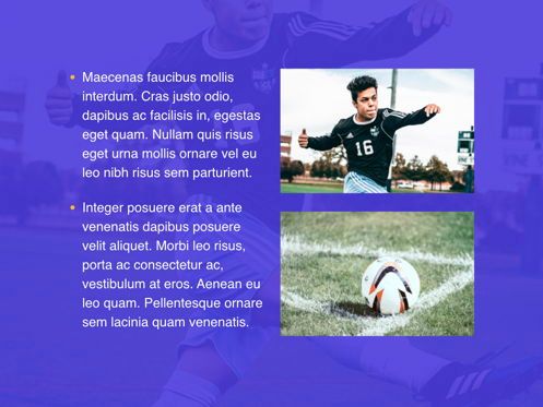 Soccer PowerPoint Template, 幻灯片 23, 05809, 演示模板 — PoweredTemplate.com