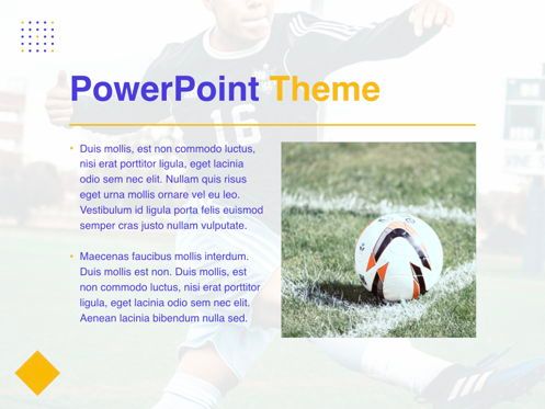Soccer PowerPoint Template, 슬라이드 30, 05809, 프레젠테이션 템플릿 — PoweredTemplate.com