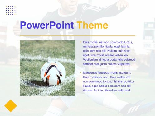 Soccer PowerPoint Template, スライド 31, 05809, プレゼンテーションテンプレート — PoweredTemplate.com