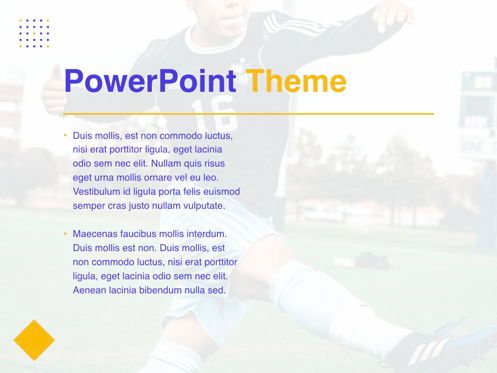 Soccer PowerPoint Template, 幻灯片 32, 05809, 演示模板 — PoweredTemplate.com