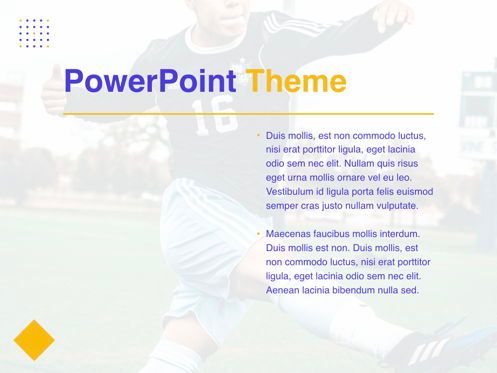 Soccer PowerPoint Template, 幻灯片 33, 05809, 演示模板 — PoweredTemplate.com