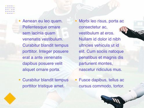 Soccer PowerPoint Template, 幻灯片 6, 05809, 演示模板 — PoweredTemplate.com