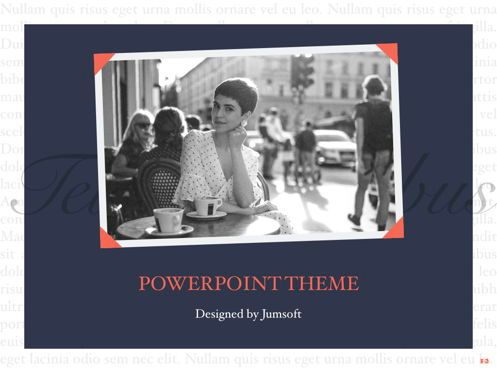 Vintage Album PowerPoint Template, Deslizar 13, 05810, Modelos de Apresentação — PoweredTemplate.com