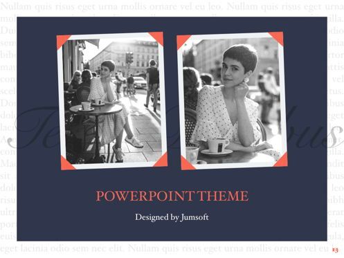Vintage Album PowerPoint Template, 슬라이드 14, 05810, 프레젠테이션 템플릿 — PoweredTemplate.com